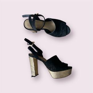 Michael Kors Gold Heels